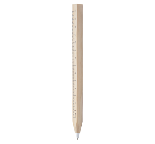 BURNHAM BALLPOINT PEN WITH RULER