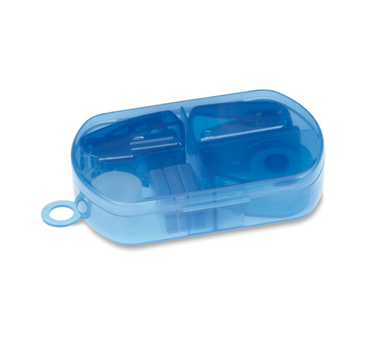 BUROBOX - STATIONERY SET IN PLASTIC BOX 