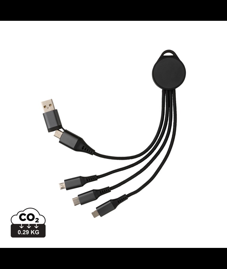 CABLE DE CARGA 6 EN 1 DE ALUMINIO RECICLADO TERRA RCS