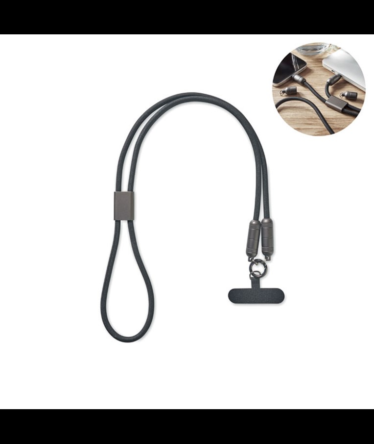 CABLE DE CORDÓN PARA SOPORTE DE TELÉFONO DE 60 W SHAKA