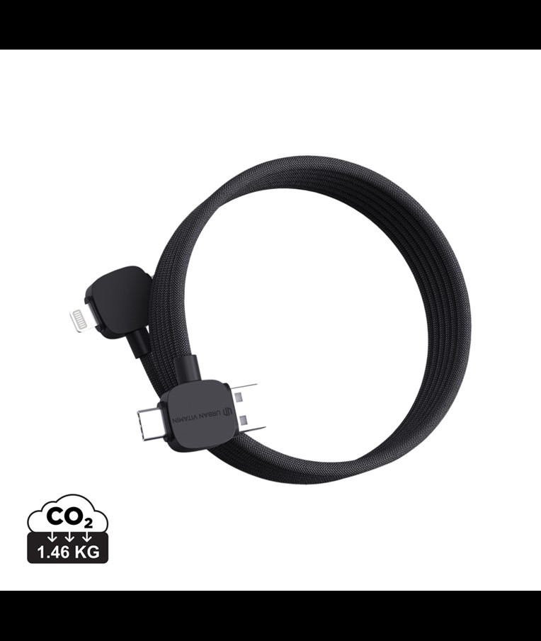 CABLE MAGNÉTICO TPE/PET RECICLADO URBAN VITAMIN STOCKTON 65W