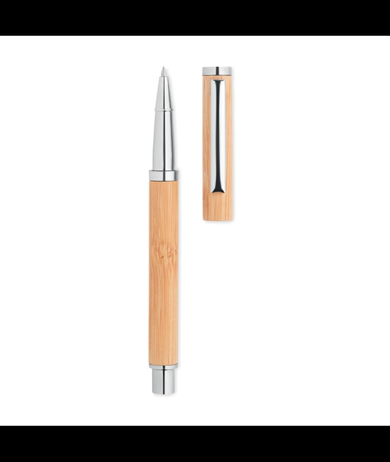 CAIRO - BOLÍGRAFO DE GEL DE BAMBÚ