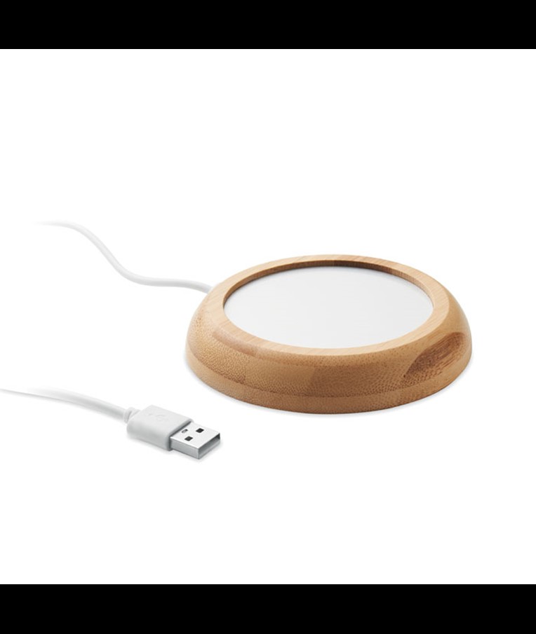 CALENTADOR DE TAZAS USB MUGLET EN BAMBÚ