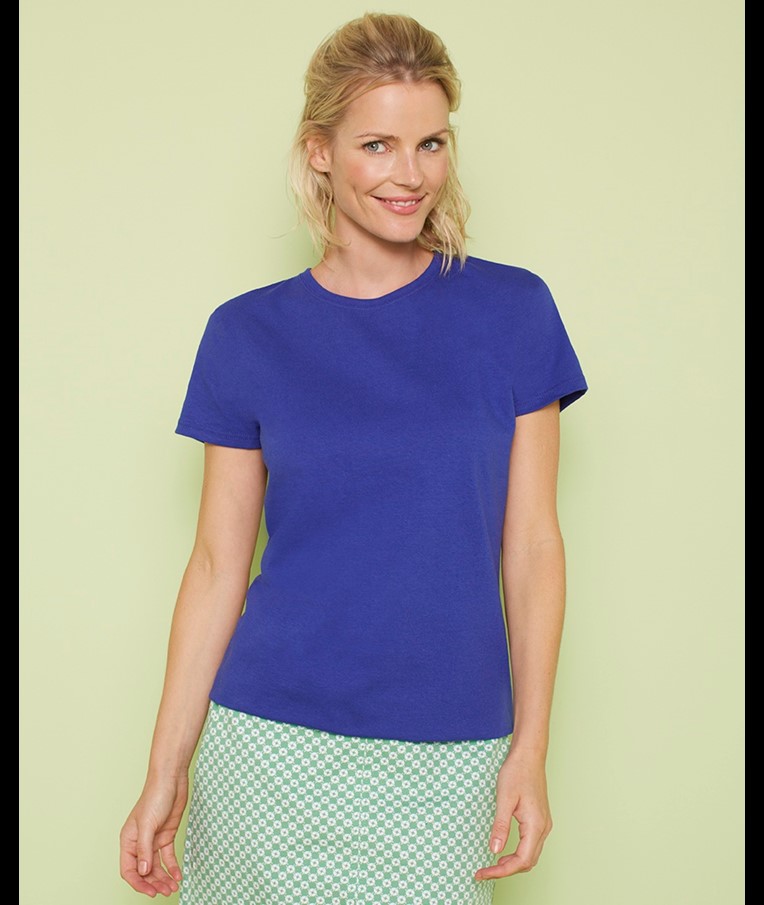 CAMISETA DE ALGODÓN GRUESO GILDAN PARA MUJER