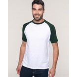 CAMISETA DE BÉISBOL KARIBAN CON MANGA RAGLÁN EN CONTRASTE