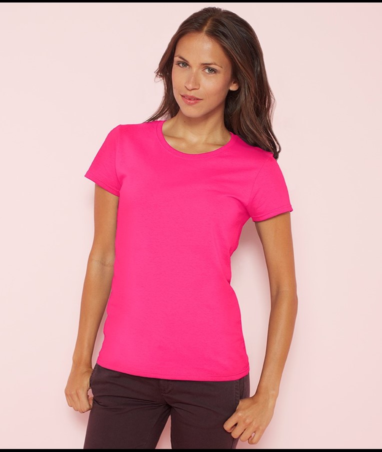 CAMISETA GILDAN PREMIUM COTTON PARA MUJER