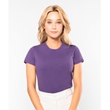 CAMISETA KARIBAN DE MANGA CORTA Y CUELLO REDONDO PARA MUJER