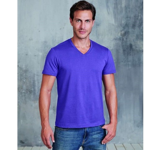 CAMISETA MANGA CORTA CUELLO PICO HOMBRE KARIBAN