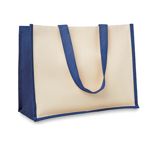 CAMPO DE FIORI - JUTE AND CANVAS SHOPPING BAG 