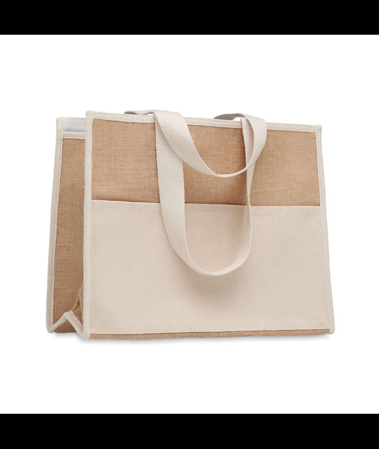 CAMPO DE GELI - BOLSA NEVERA CANVAS Y YUTE