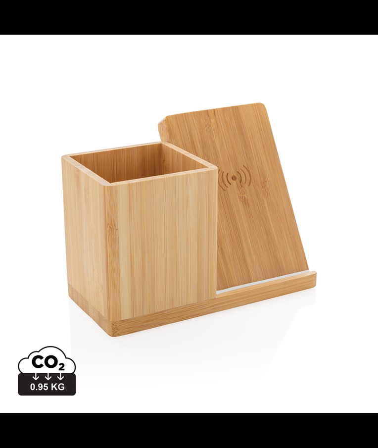 CARGADOR CALGARY INALÁMBRICO BAMBÚ 10W