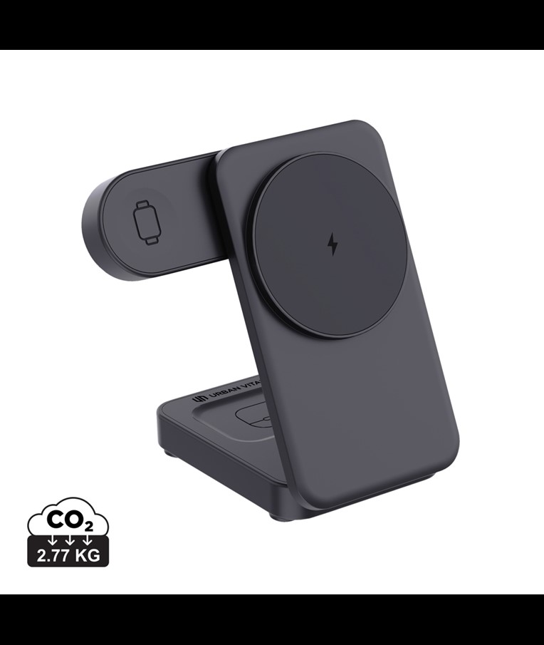 CARGADOR MAGNÉTICO 3 EN 1 DE 15 W URBAN VITAMIN ARCADIA RCS RPLASTIC