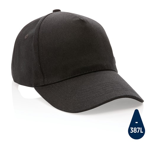 CASQUETTE 5 PANNEAUX EN COTON RECYCLÉ 280GR IMPACT
