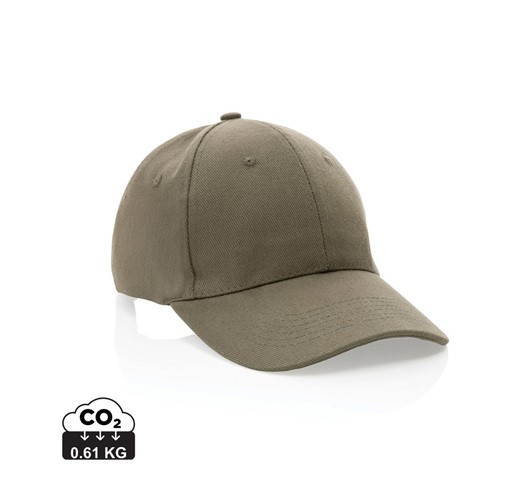 CASQUETTE 6 PANNEAUX EN COTON RECYCLÉ 280G IMPACT