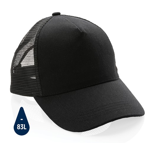 CASQUETTE DE ROUTIER 5 PANNEAUX COTON RECYCLÉ IMPACT AWARE™