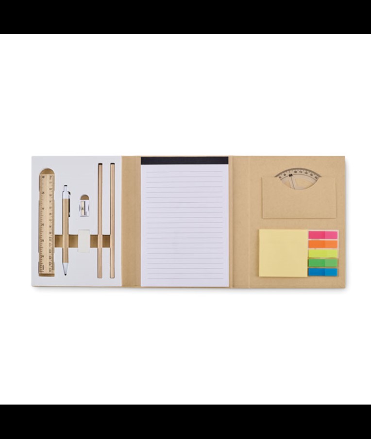 CENOTE - SET DE PAPELERÍA CON BLOC DE NOTAS