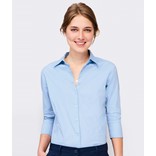 CHEMISE FEMME STRETCH MANCHES 3/4 EFFET SOLS