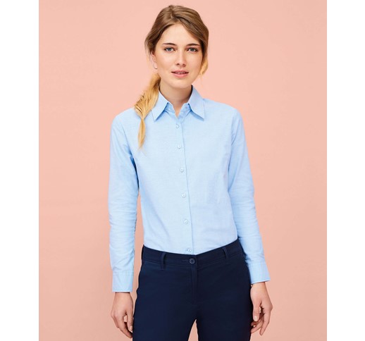 CHEMISE OXFORD MANCHES LONGUES SOLS EMBASSY FEMME