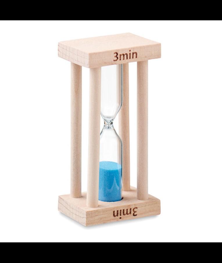 CI - RELOJ ARENA MADERA 3 MINUTOS