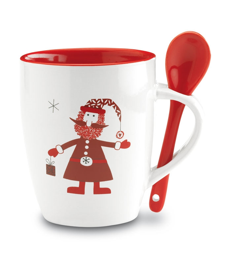 CLAUS - MUG AVEC PETITE CUILLÈRE 