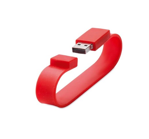 CLÉ USB DANS UN BRACELET EN SILICONE