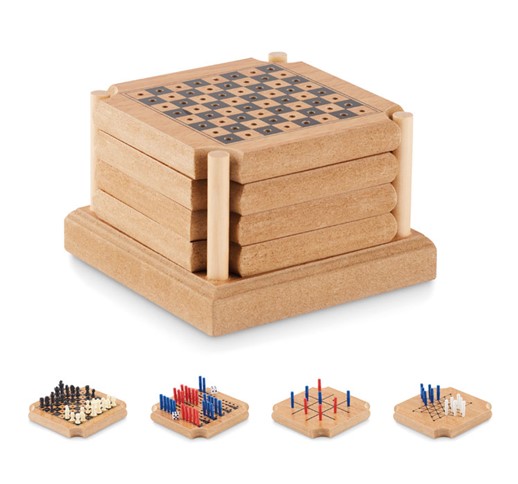 COASTGAME - 4-PIECE COASTER GAME SET