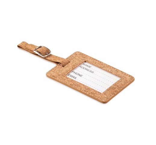COCO - CORK LUGGAGE TAG