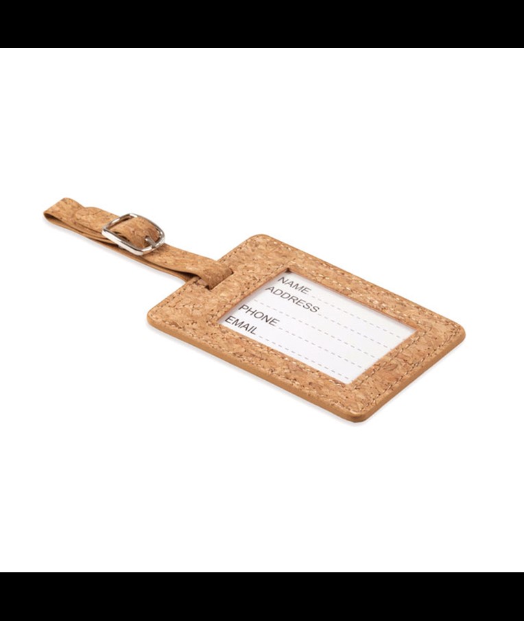 COCO - ETIQUETA EQUIPAJE DE CORCHO