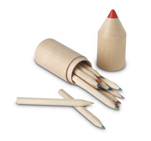 COLORET - SET 12 CRAYONS 