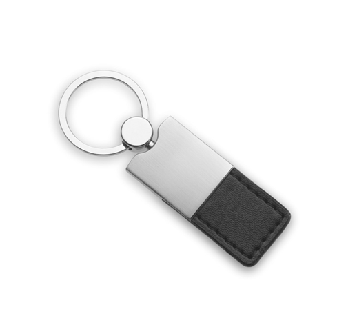 COLUMBUS - PU AND METAL KEY RING 