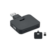 CONCENTRATEUR USB SQUARE-C-4 PORTS