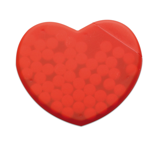 CORAMINT - HEART SHAPE PEPPERMINT BOX 