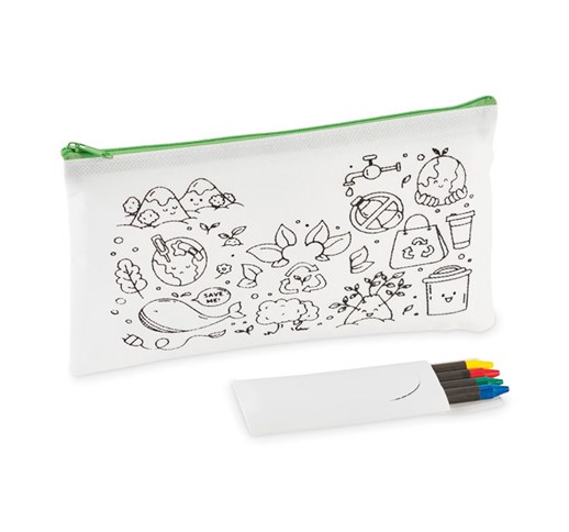 CRAY - PENCIL CASE WITH 4 CRAYONS