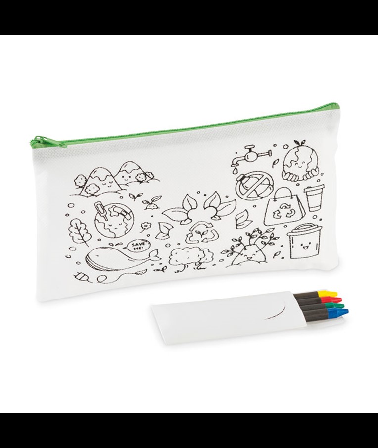 CRAY - PENCIL CASE WITH 4 CRAYONS