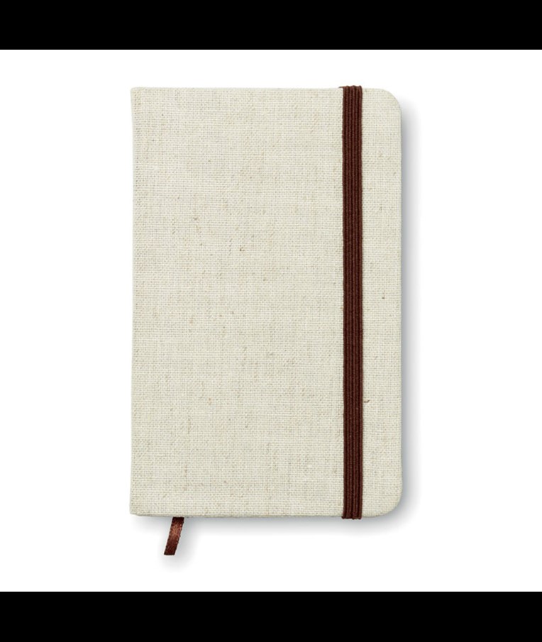 CUADERNO A6 CON TAPA DE CANVAS