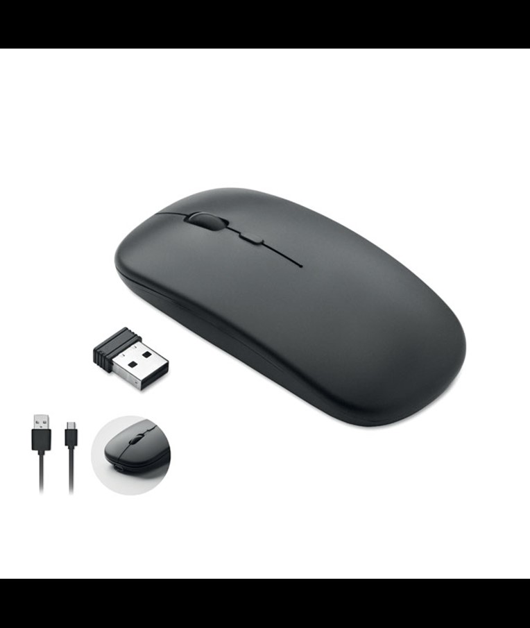 CURVY C-RECHARGEABLE WIRELESS MOUSE
