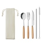 CUSTA SET - SET DE CUBIERTOS ACERO INOX.