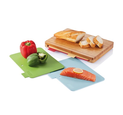 CUTTING BOARD WITH 4PCS HYGIENIC BOARDS