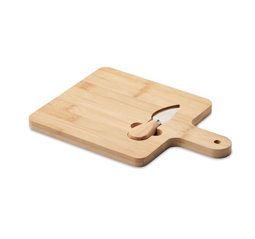 DARFIELD - CHEESE BOARD SET IN BAMBOO