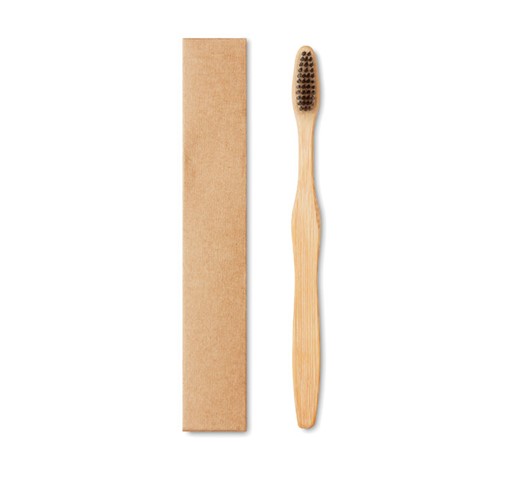 DENTOBRUSH - BAMBOO TOOTHBRUSH IN KRAFT BOX