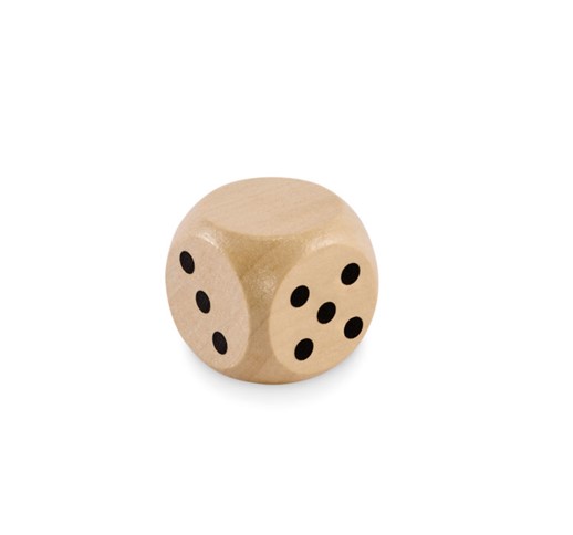 DÉS EN BOIS SCHIMA DADIN 3CM DIA