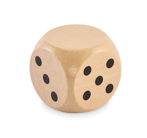 DÉS EN BOIS SCHIMA DADO 5CM DIA