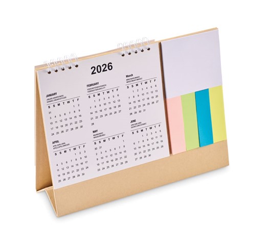 DESK CALENDAR CALENDOO WITH MEMO PAD