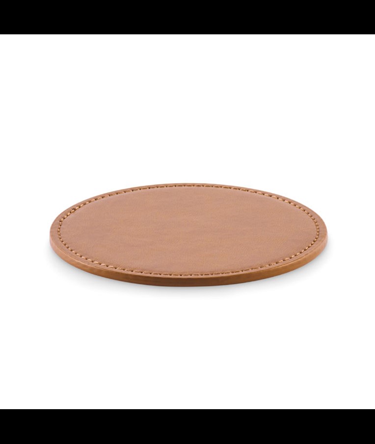 DESSOUS DE VERRE ROND POSA EN PU