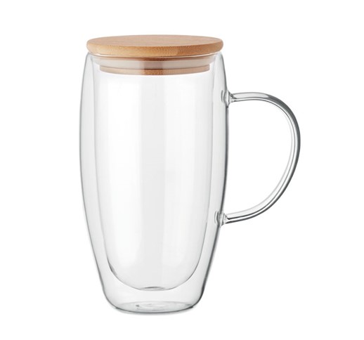 DOPPELWANDIGER GLASBECHER 450ML