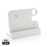 DOUBLE CHARGEUR 15W EN PLASTIQUE RCS AVEC EMPLACEMENT IWATCH