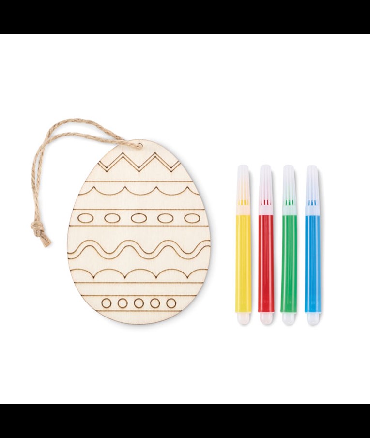 DREGG - JUEGO DE PINTURA DE HUEVOS DE MADERA