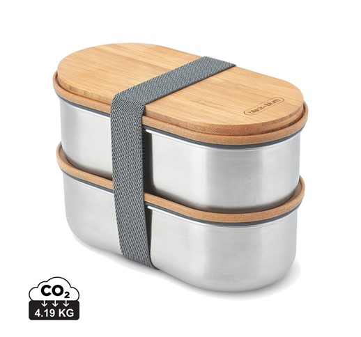 DVOJNA ŠKATLA ZA MALICO BLACK+BLUM DOUBLE BENTO BOX