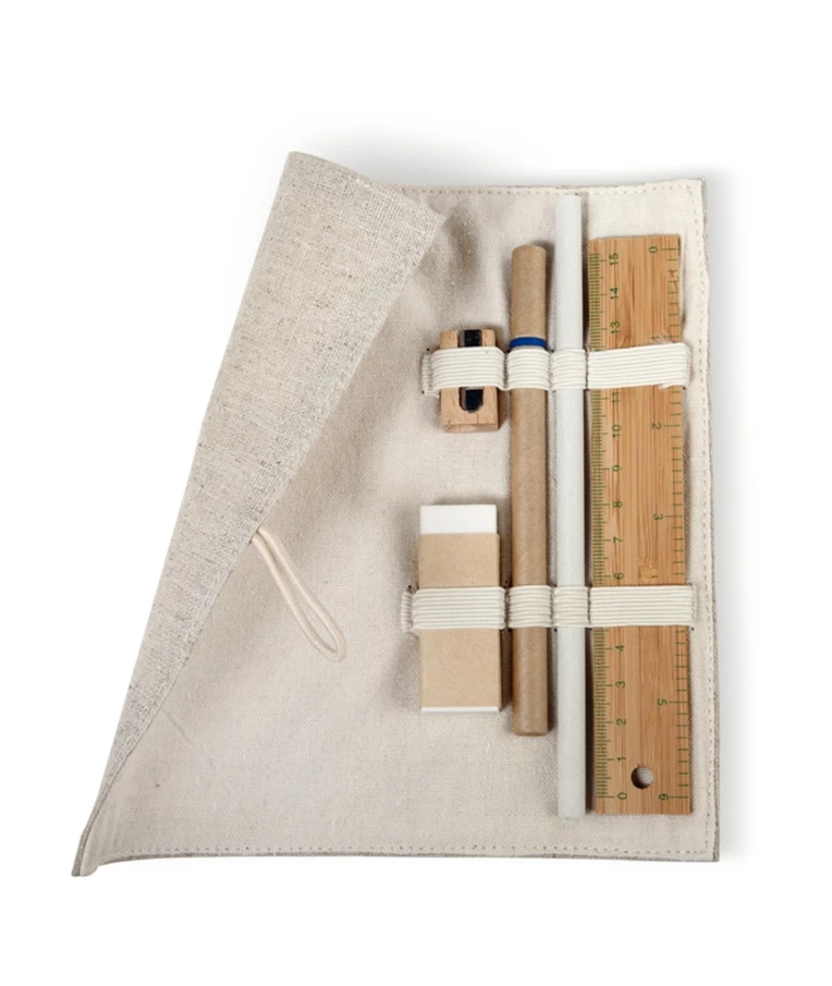 ECOSET - STATIONARY SET IN COTTON POUCH
