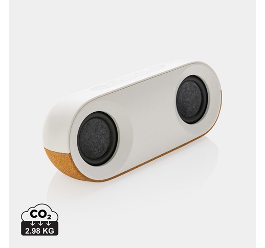 ENCEINTE 10W EN PLASTIQUE RECYCLÉ RCS ET LIÈGE OREGON